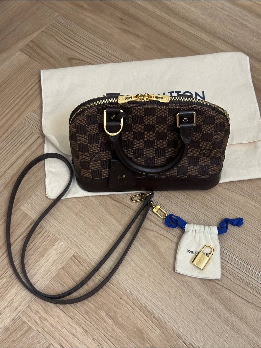 Louis Vuitton Damier Ebene Alma BB Crossbody
